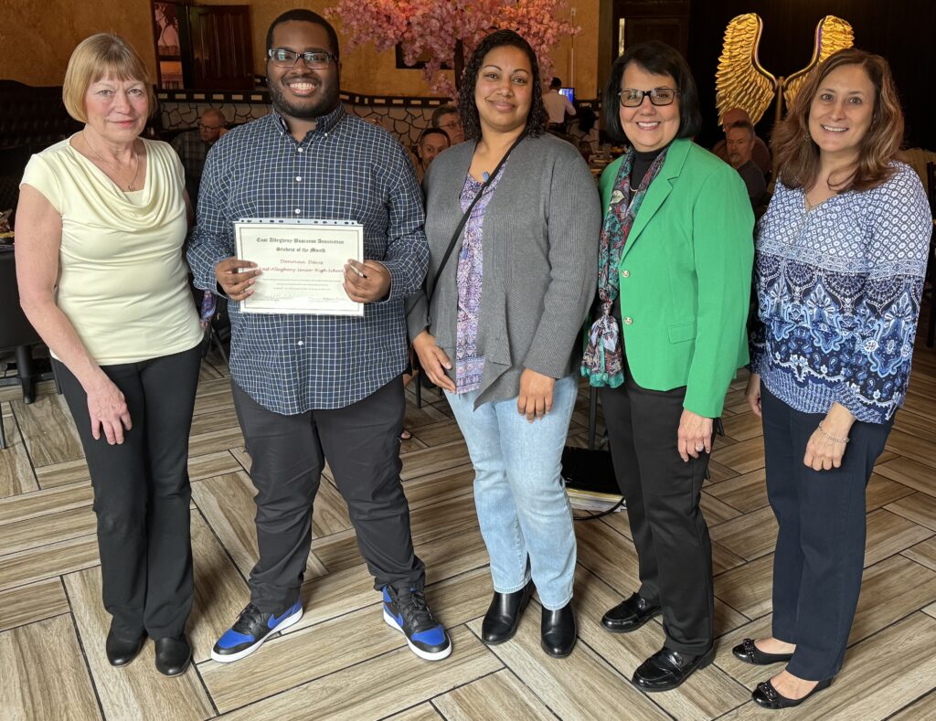 East Allegheny Business Association student of the month group shot
